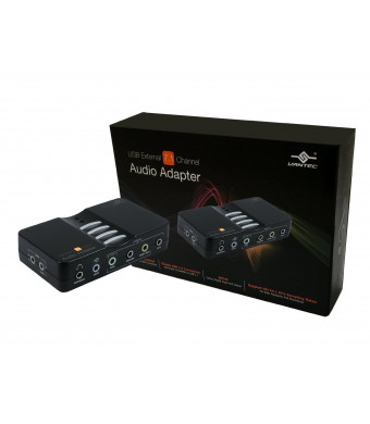 Vantec USB External 7.1 Channel Audio Adapter (Black)