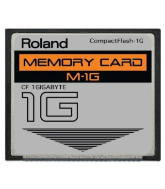 1GB Roland M-1G CompactFlash CF Memory Card for MC-808, SP-404, SP-555, V-Synth, Fantom and more
