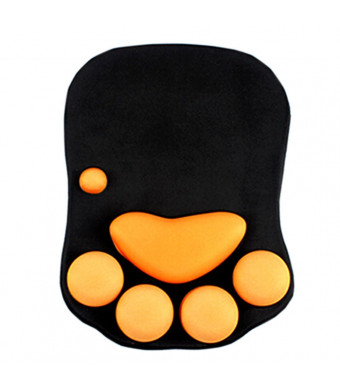 Panda Superstore Cute Cat Paw Soft Silicone Wrist Rests Wrist Cushion Desk Decor(7.8*10.7'')