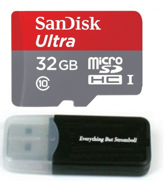 32GB Memory Card for GoPro Hero3 Hero3+ - Sandisk Ultra 32G micro SDXC Micro SD UHS-1 TF Class 10 for Hero3 White Edition / Hero3+ Black Edition / Hero3+ Silver Edition w/ Everything But Stromboli Memory Card Reader