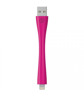 mophie Memory Flex USB-to-Lightning Cable (Dark Pink - 2845_USB-LTG-4IN-DPNK)