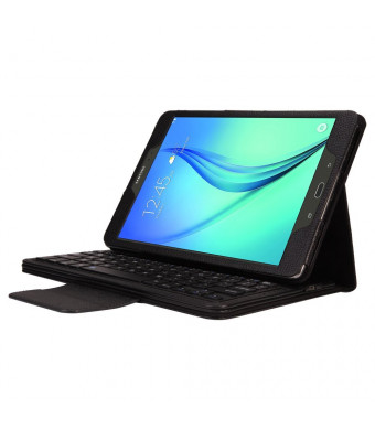 NEWSTYLE Samsung Galaxy Tab A 9.7 Case - Wireless Bluetooth Keyboard Cover For Galaxy Tab A 9.7 inch Android Tablet SM-T550 Tablet (2015 New Version) - Black Color - Not Fit Any Other Tablet