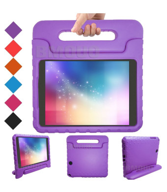 BMOUO Samsung Galaxy Tab A 9.7 Kids Case - EVA ShockProof Case Light Weight Kids Case Super Protection Cover Handle Stand Case for Kids Children for Samsung Galaxy TabA 9.7-inch Tablet - Purple Color