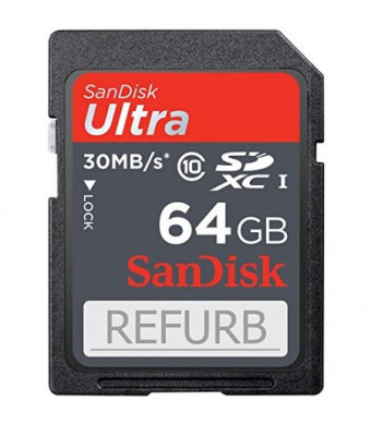 SanDisk Ultra 64GB SDXC Class 10/UHS-1 Card SDSDU-064G-U46 (Certified Refurbished)