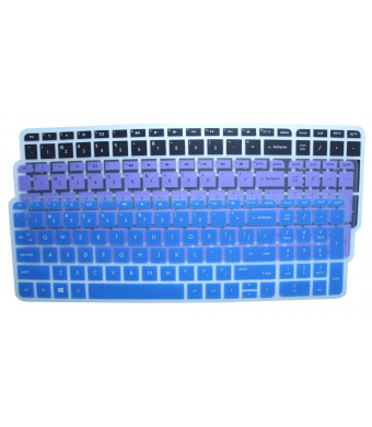 CaseBuy Keyboard Protector Silicon Skin(Set of 3) for 2016 Newest HP Pavilion 17, ENVY m7-n*** 17t-n*** series, m7-n101dx m7-n011dx m7-n109dx 17-n179nr 17t-n100 17z US Version(See IDENTIFY image)