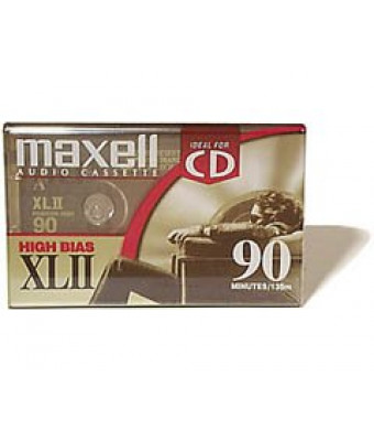 MAXELL XL-II C90 Blank Audio Cassette Tape 2 pack (Discontinued by Manufacturer)