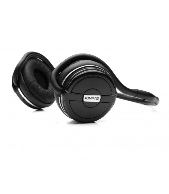 Kinivo BTH240 Bluetooth Stereo Headphone - Supports Wireless Music Streaming and Hands-Free calling (Black)