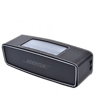 Cosmos  Black Color PU Leather Protective Cover Case Skin Sleeve Bumper for Bose Soundlink Mini Wireless Bluetooth Speaker