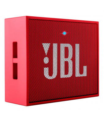 JBL GO Portable Wireless Bluetooth Speaker W/ A Built-In Strap-Hook (RED)