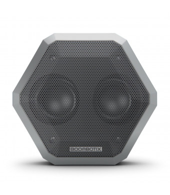 Boombotix - Boombot PRO Bluetooth Speaker, Taking Music to the Next Level, Gunmetal Gray
