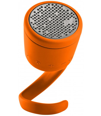 BOOM Swimmer DUO - Dirt, Shock, Waterproof Bluetooth Speaker with Stereo Pairing (Orange)