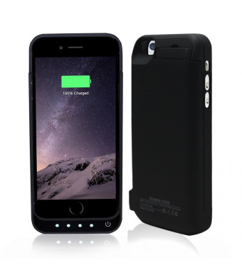 YHhao for iPhone 5s Charger Case, iPhone 5 Battery case , 4200mah External Battery Bank with Kick 