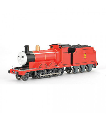 Bachmann Trains Thomas & Friends James The Red Engine Locomotive w/ Moving Eyes- HO Scale Train