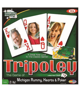 Ideal Tripoley Diamond Edition Card Game