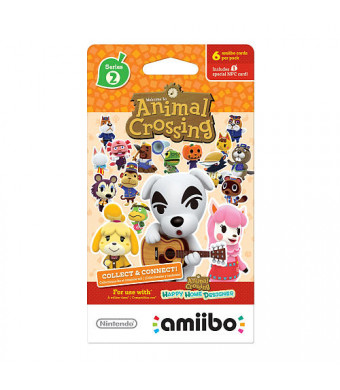 Animal Crossing 6 Pack amiibo Cards - Series 2