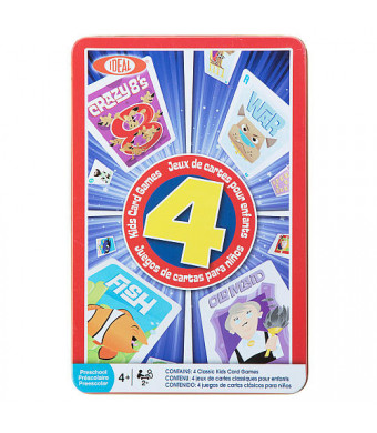 Poof Slinky Ideal Children's 4 Card Games in Tin