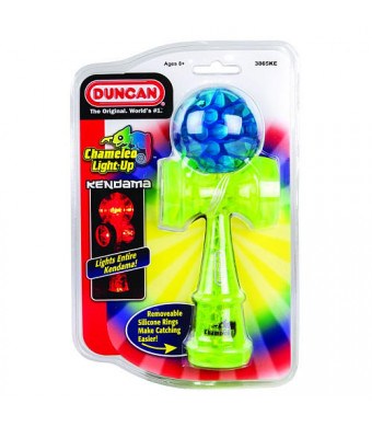 Duncan Toys Light up Chamelo Kendama - Yellow/Blue