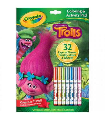 Crayola Trolls Activity Pad with Markers