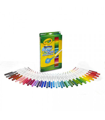 Crayola Super-Tips Washable Markers Set - 50 Piece