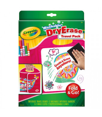 Crayola Fold and Go Dry-Erase Travel Pack