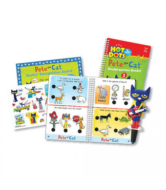 Educational Insights Hot Dots Jr. Pete The Cat Kindergarten Rocks Card Set with Pen