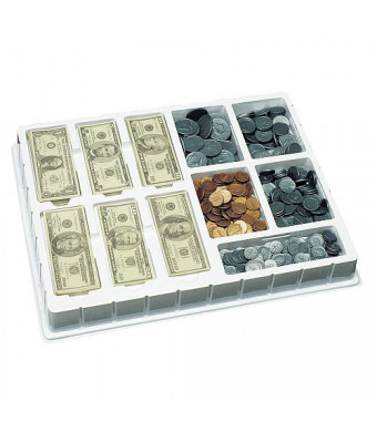 Educational Insights Play Money, Coins & Bills Deluxe Set