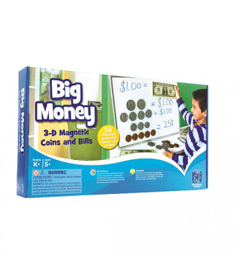 Educational Insights Big Money - Magnetic Coins and Bills