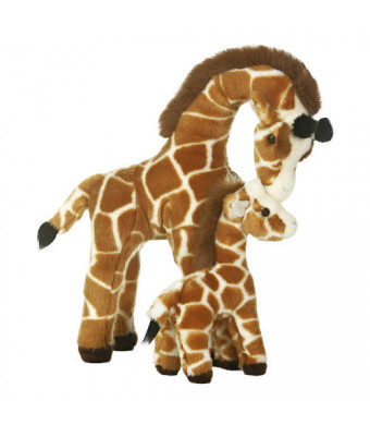Aurora World 16 inch Miyoni Giraffe with Calf Large Plush