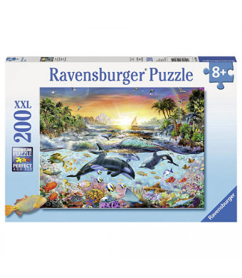 Ravensburger XXL Jigsaw Puzzle 200-Piece - Orca Paradise