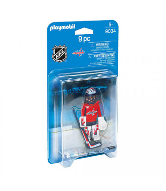 Playmobil NHL Washington Capitals Goalie Figure 9 Piece Building Set