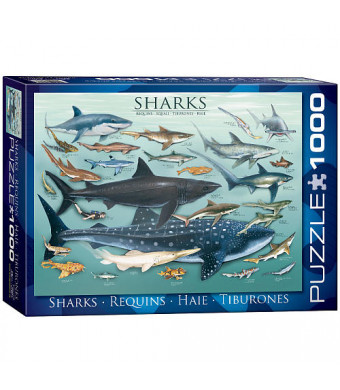 Sharks Jigsaw Puzzle - 1000-Piece