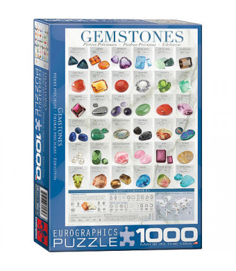 EuroGraphics Gemstones Jigsaw Puzzle - 1000-Piece