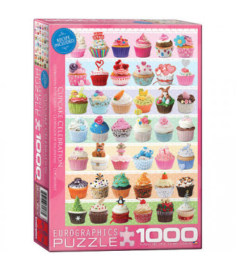 Cupcakes Celebration 1000-Piece Puzzle