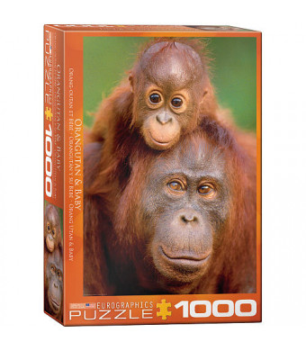 Orangutan & Baby 1000-Piece Puzzle