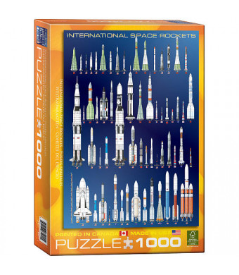 International Space Rockets Jigsaw Puzzle - 1000-Piece