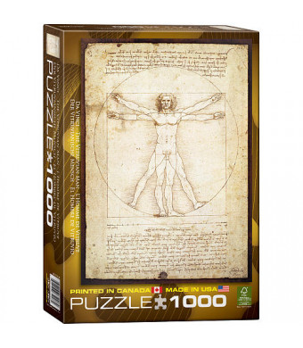 Vitruvius Man Jigsaw Puzzle - 1000-Piece