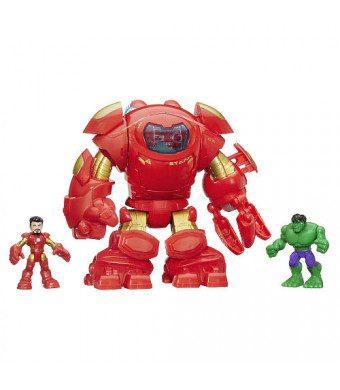 Playskool Heroes Marvel Super Hero Adventures Stark Tech Armor with Tony Stark Figure