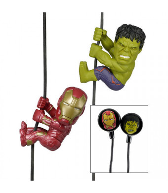 Scalers - 2" Characters 2pk - Avengers Age of Ultron (Movie) - Hulk and Iron with Earbuds