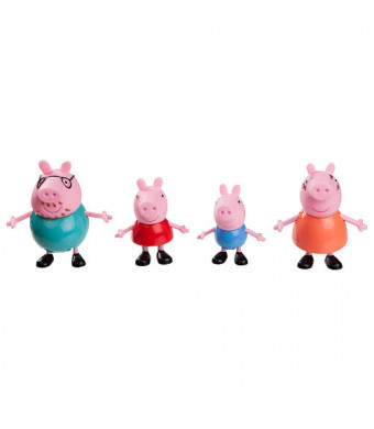 Peppa Pig 3 inch Figure 4 Pack - Family