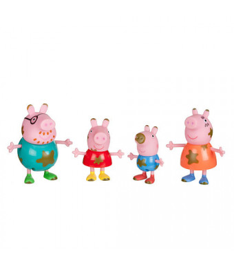 Peppa Pig 3 inch Figure 4 Pack - Family