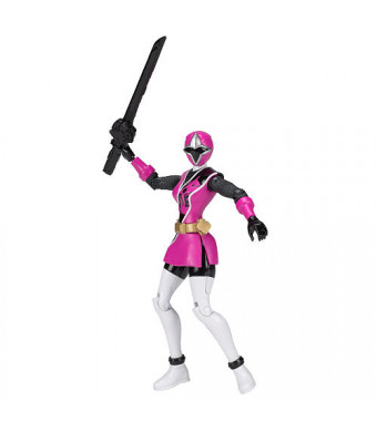 Power Rangers Ninja Steel 5 inch Hero Action Figure - Pink Ranger
