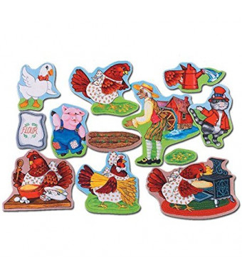 Little Folk Visuals Little Red Hen Felt Figures For Flannel Board Precut