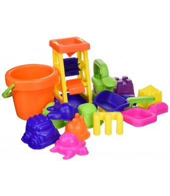 Small World Toys Sand and Water - 15-pc Sand Toy Set