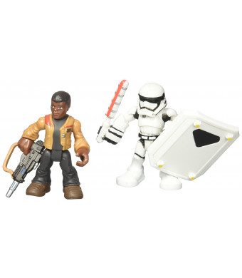 Playskool Heroes Galactic Heroes Star Wars Resistance Finn (Jakku) and First Order Stormtrooper