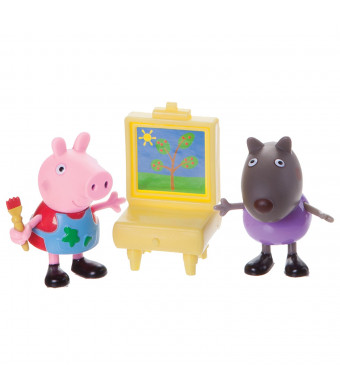 Peppa Pig Peppa and Danny Dog Painting Action Figure