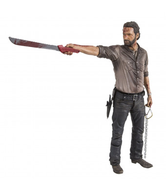 McFarlane Toys The Walking Dead TV 10" Rick Grimes Vigilante Edition Deluxe Figure