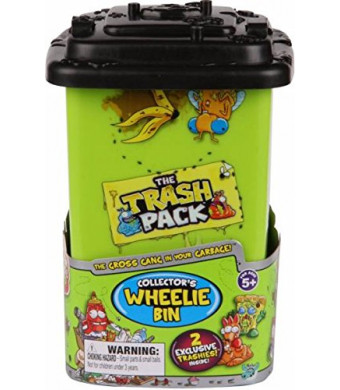 Trash Packs The Trash Pack Collector's Wheelie Bin with 2 Exclusive Trashies