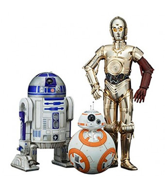 Kotobukiya Star Wars Episode 7 The Force Awakens C-3PO and R2-D2 with BB-8 ArtFX+ Statue