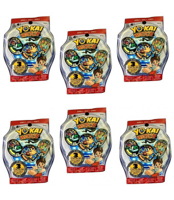 Yokai Yo-Kai Series 2 Medals - Six Blind Bags Bundle - 18 Random Medals