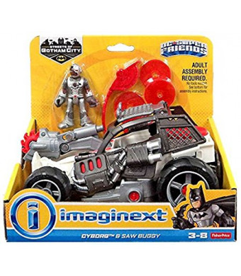 Fisher-Price Imaginext Streets of Gotham City Cyborg and Saw Buggy Action Figure